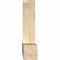 Ekena Millwork Portland Rough Sawn Timber Gable Bracket, Douglas Fir, 108"W x 27"H x 6"D x 6"F, 6/12 Pitch GBW108X27X0606POR00RDF - alternate 5